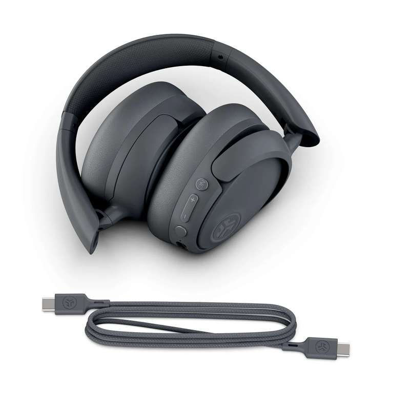 JLAB JBuds Lux ANC Over-Ear Headphones - Graphite