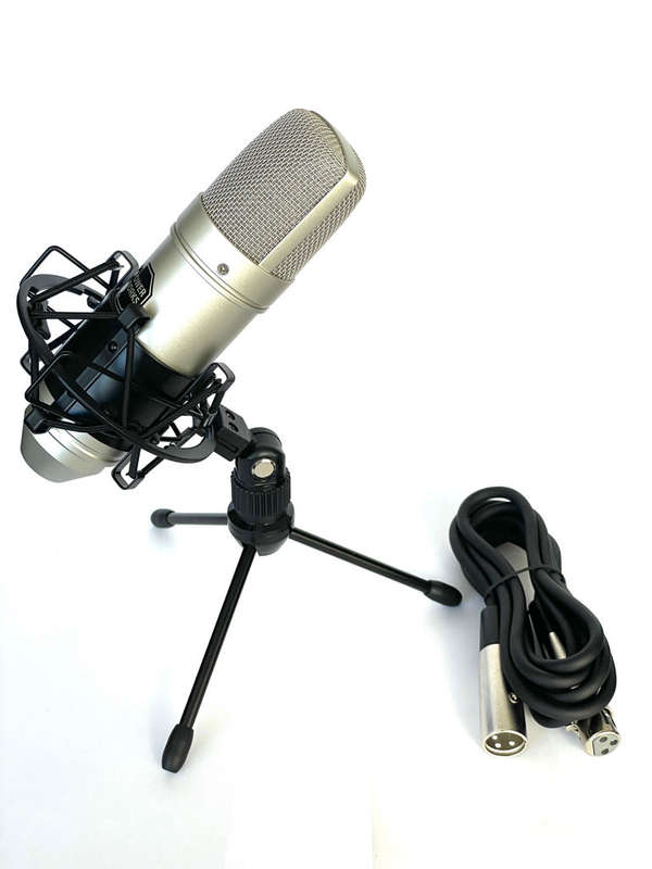 Power Works SC100 Studio Condenser Microphone - Each - Silver