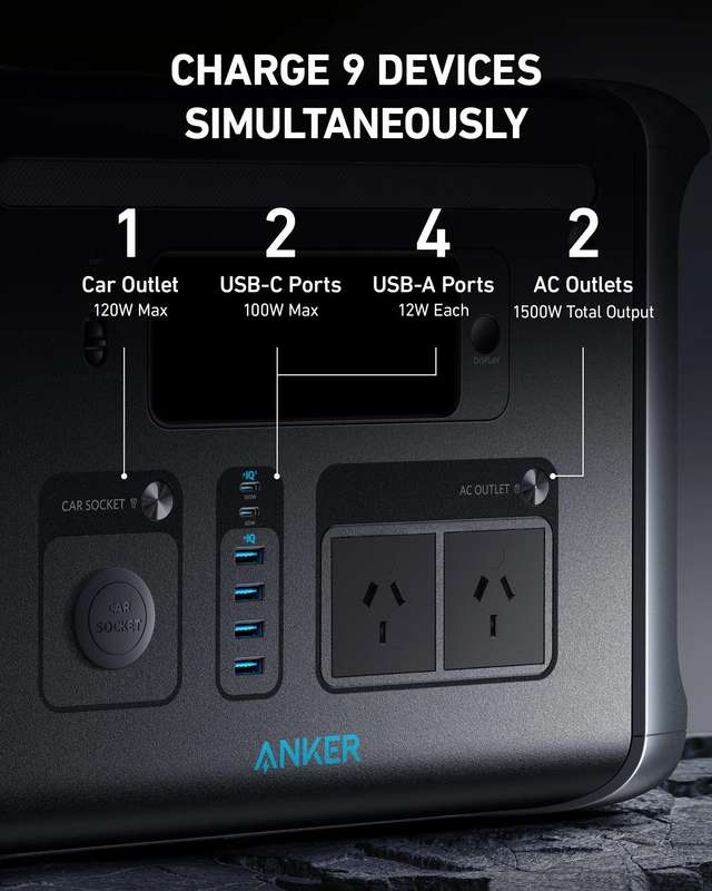 Anker SOLIX F1200 (PowerHouse 757) - 1229Wh | 1500W