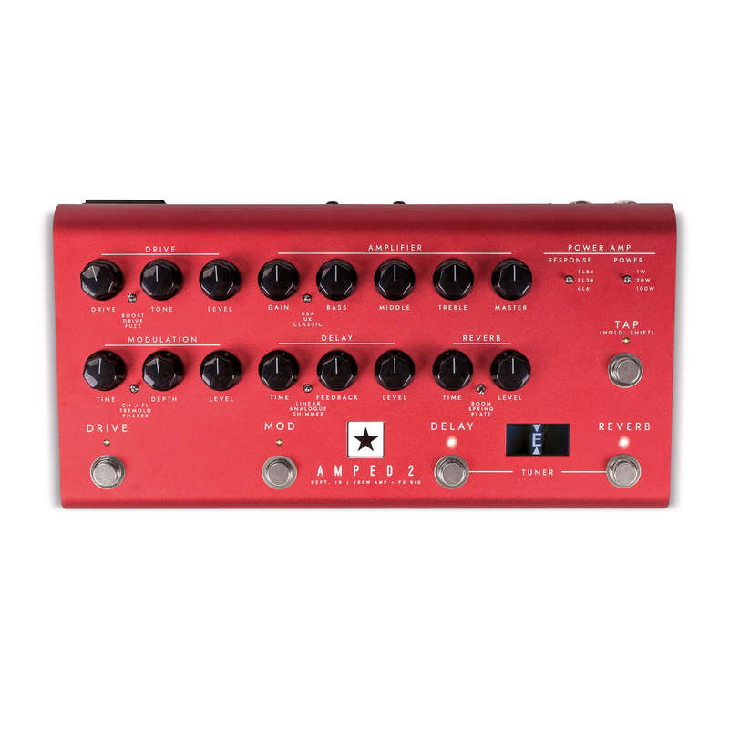 Blackstar Dept. 10 AMPED 2 Compact Pedal - Red & Black (Each)