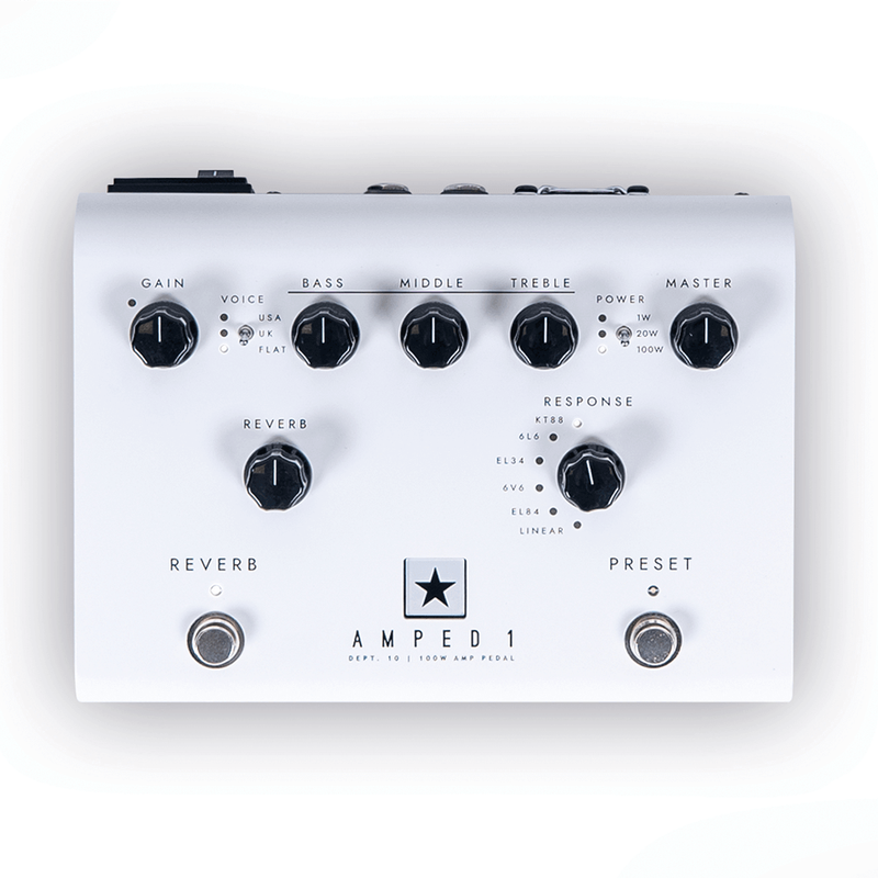 Blackstar Dept. 10 AMPED-1 Compact Pedal - White & Black (Each)