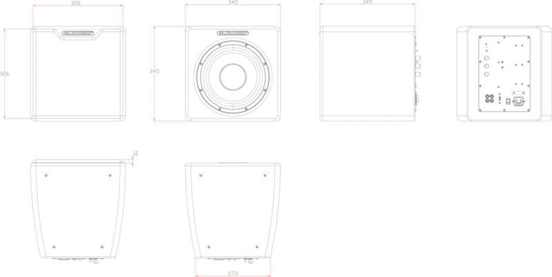 M&K Sound V10+ Subwoofer - Black
