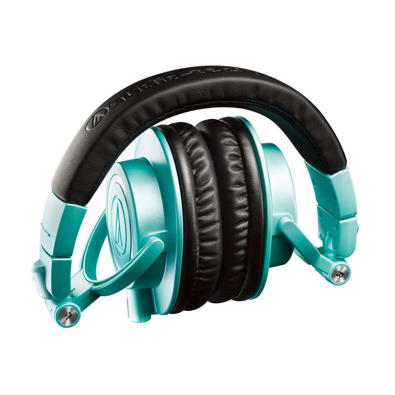 Audio-Technica ATH-M50XIB Limited Edition Professional Studio Headphones - Ice Blue