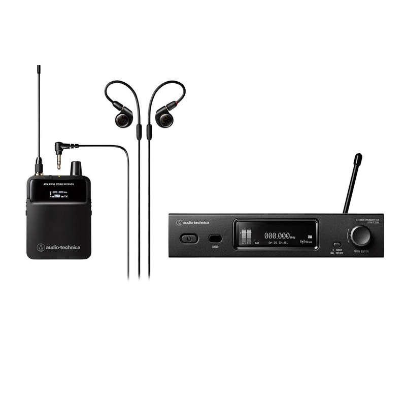 Audio-Technica ATW-3255DF 3000 Series Wireless In-Ear Monitor System - Black