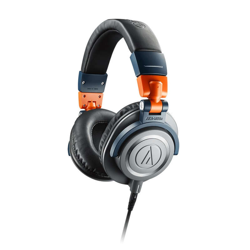 Audio-Technica ATH-M50XLAB Professional Monitor Headphones - Blue / Orange