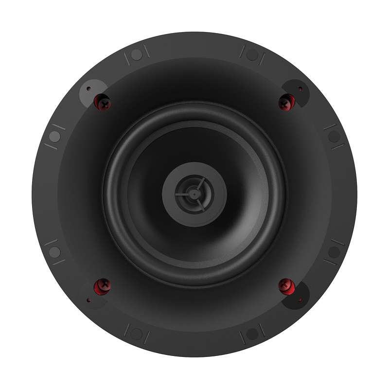 Klipsch Custom CS-16-C II Custom In-Ceiling Speaker - Each - Black with White Grille
