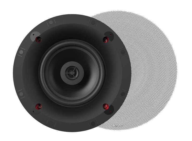 Klipsch Custom CS-16-C II Custom In-Ceiling Speaker - Pair - Black with White Grille