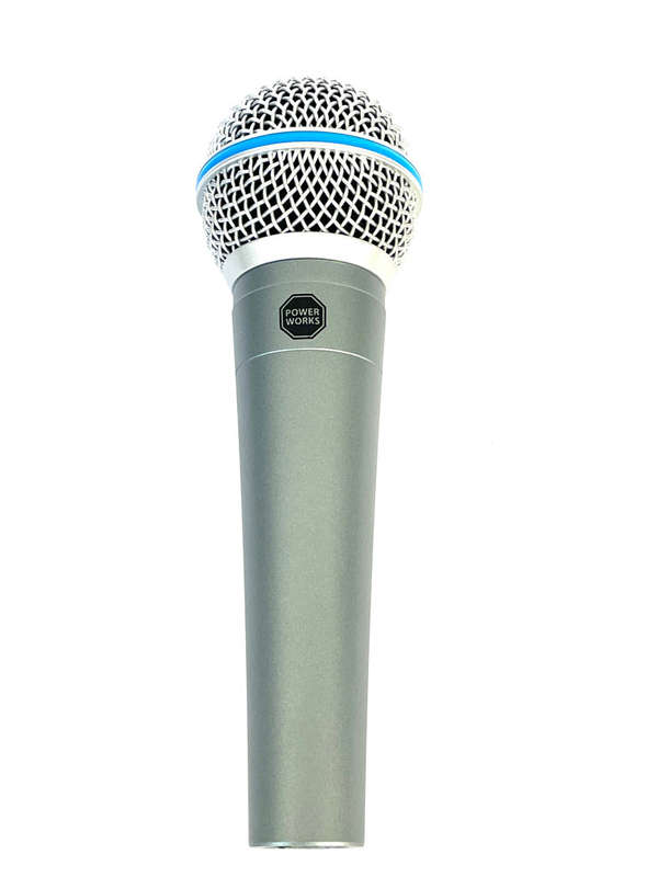 Power Works PW-85 Dynamic Vocal Microphone - Each - Silver
