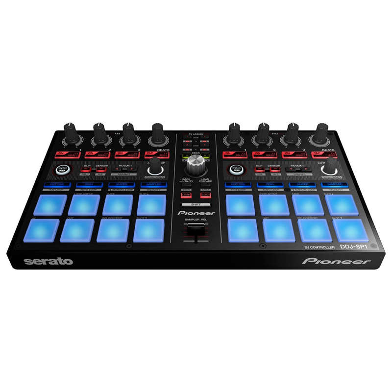 Pioneer DJ DJM-250MK2 2-Channel DJ Mixer (Black) + Pioneer DJ DDJ-SP1 Sub Controller for Serato D...