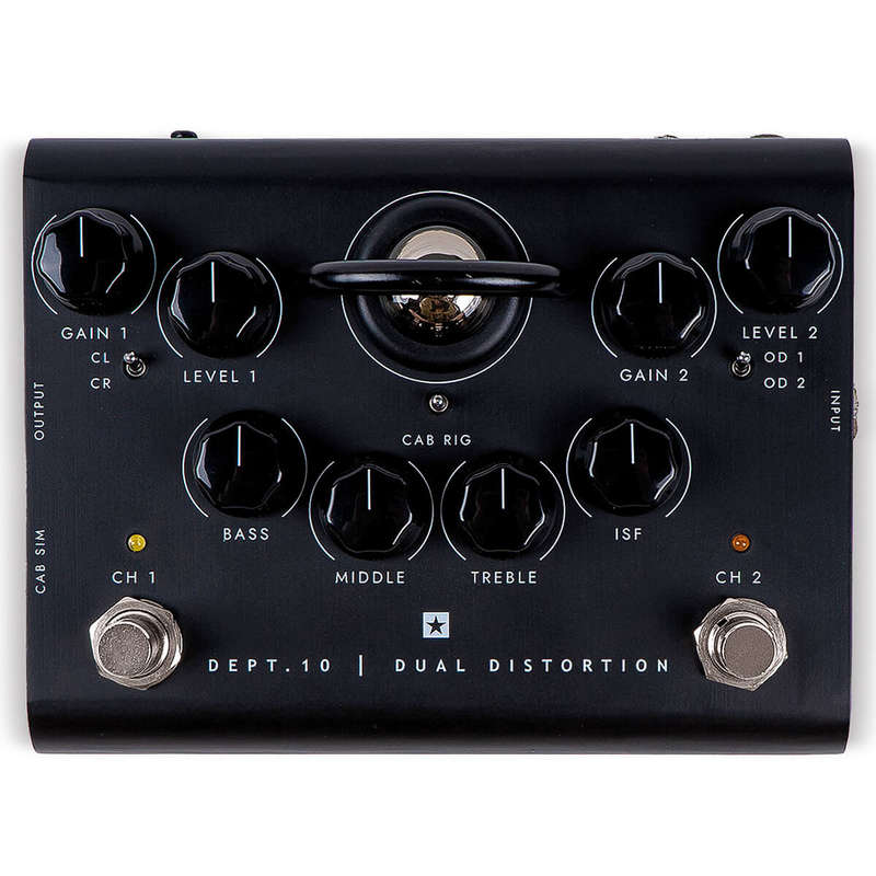 Blackstar Dept. 10 Dual Distortion Valve Pedal - Black (Each)