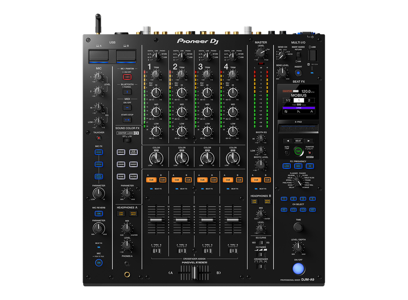 Pioneer DJ DJM-A9 4-channel professional DJ mixer (Black)