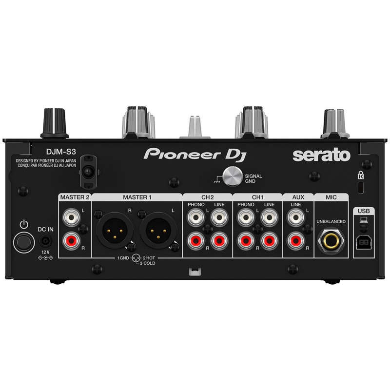 Pioneer DJ DJM-S3 2-channel DJ Mixer for Serato DJ Pro