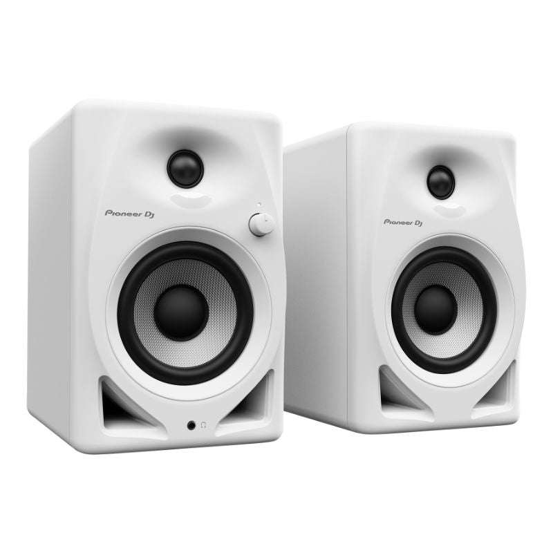 Pioneer DJ DM-40D 4" Monitor Speakers with D Class Amplifier - Pair (White)