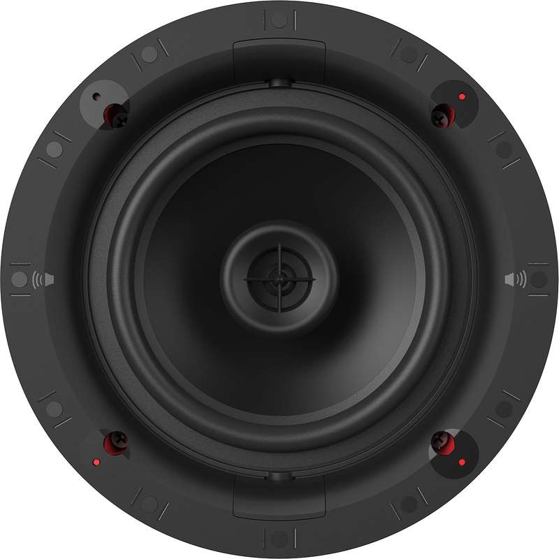 Klipsch Designer DS-180CDT Sky Hook Cinch In-Ceiling Speaker - Pair (White) + SONOS Amp Stereo Am...