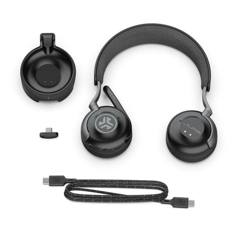 JLAB Epic Work ANC Wireless On-Ear Headset - Black