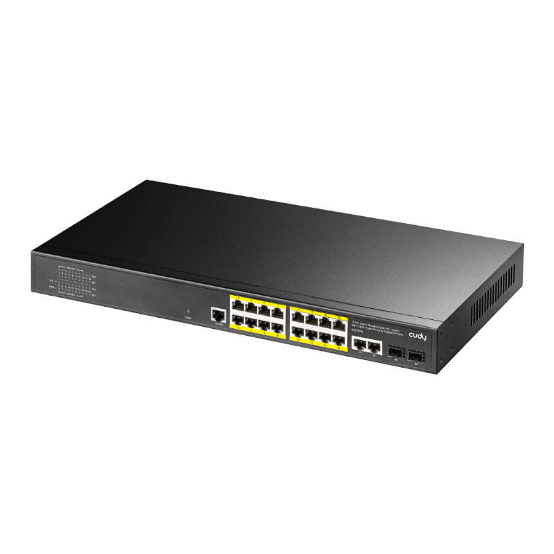cudy 16 Port Layer 2 Managed Gigabit PoE Switch