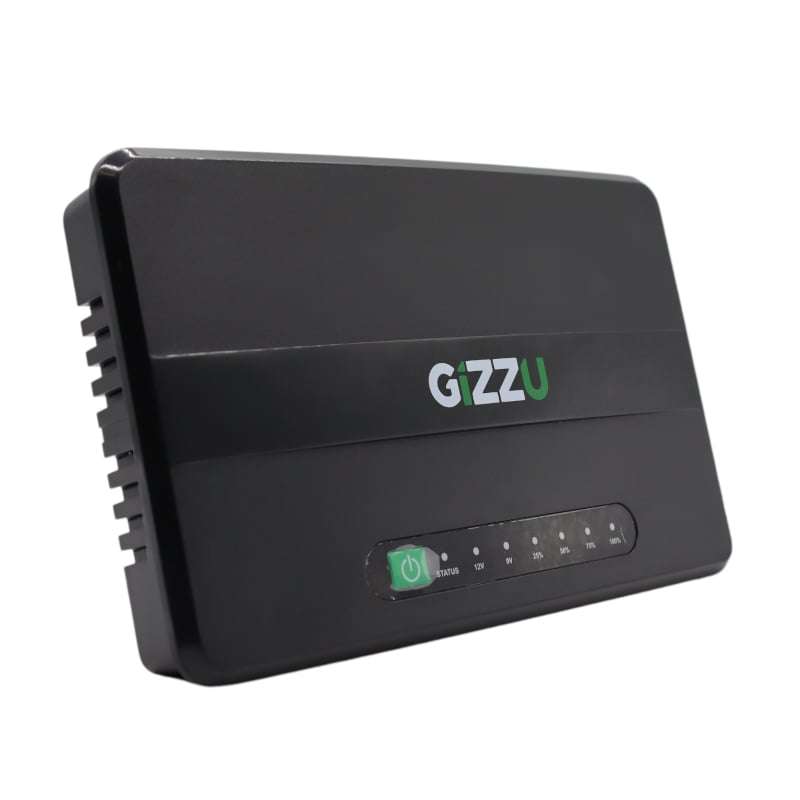 GIZZU 30W 32Wh 8800mAh Mini DC UPS  Black