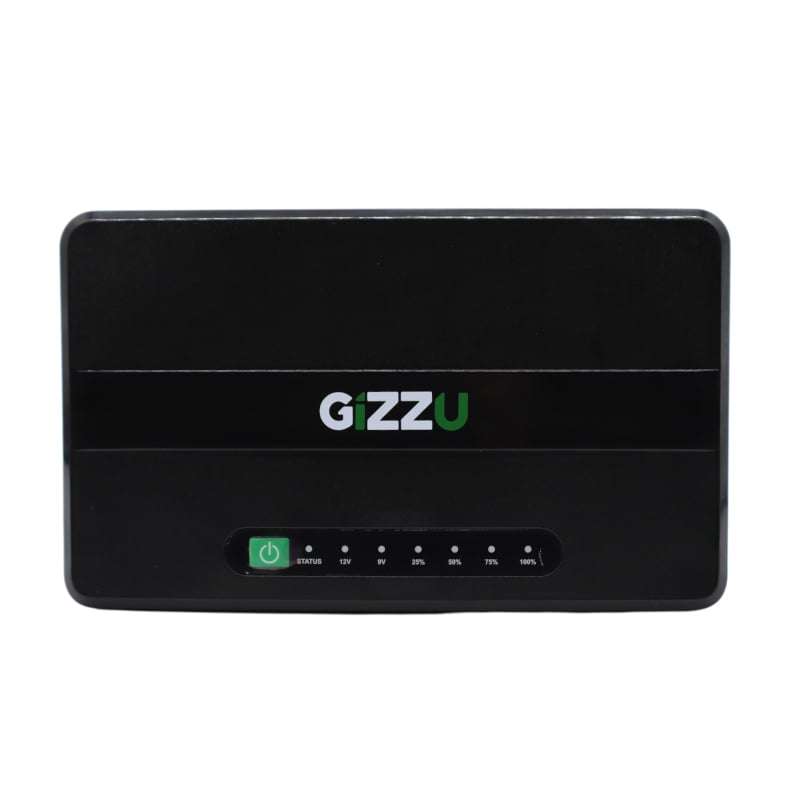 GIZZU 30W 32Wh 8800mAh Mini DC UPS  Black