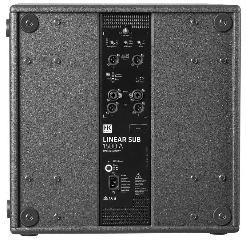 HK Audio LINEAR Sub 1500A Subwoofer - Each - Black