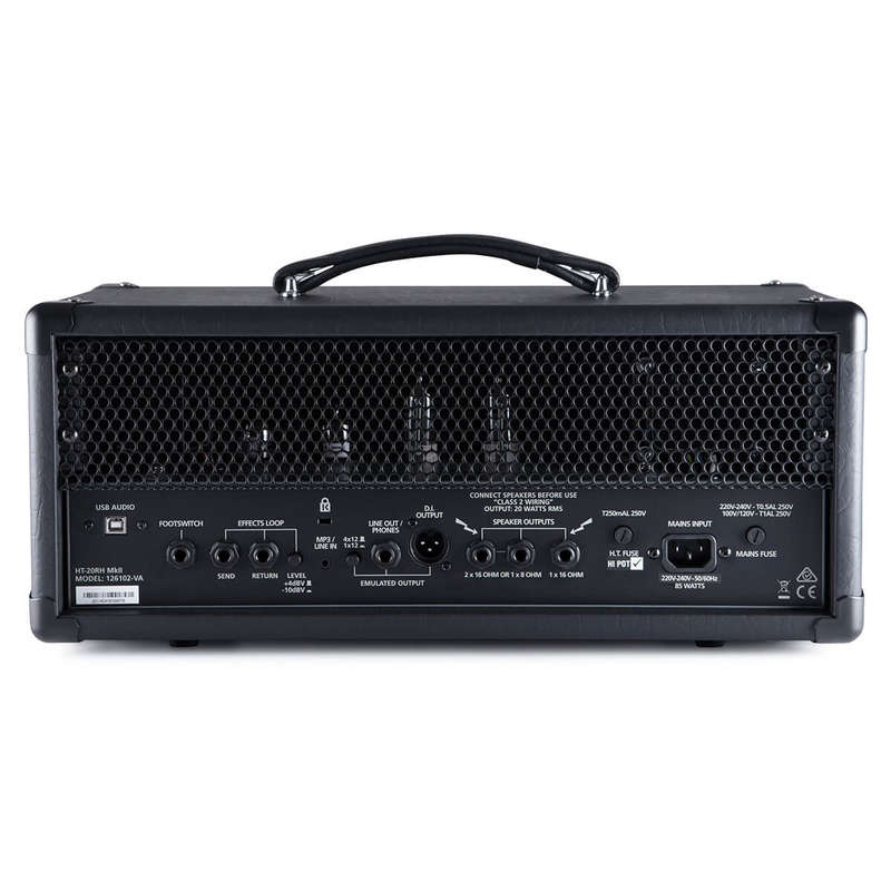 Blackstar HT-20RH MKII 20-watt Valve Head Amplifier - Each (Black)