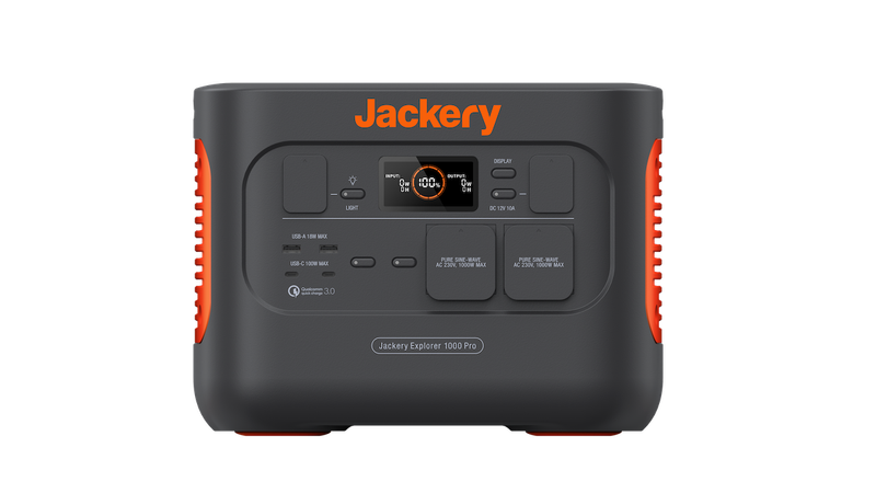 Jackery Explorer 1000 PRO Portable Power Station and Evocharge 200W Pro Solar Panel