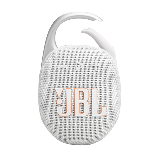 JBL Clip 5 Ultra-Portable and Waterproof Bluetooth Speaker - White
