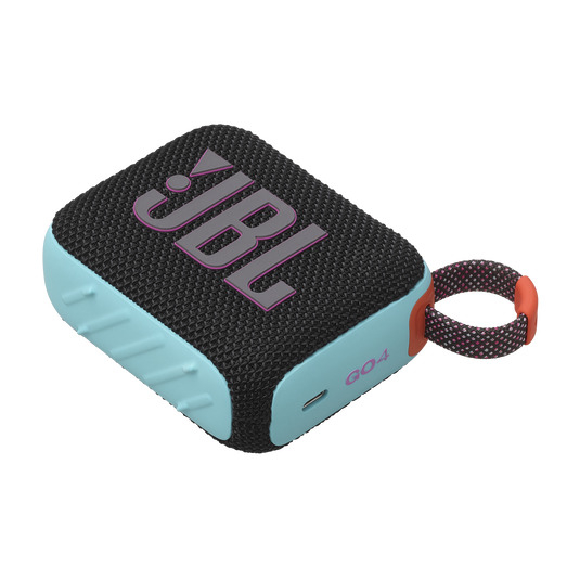 JBL GO 4 Ultra-Portable Bluetooth Speaker - Black and Orange