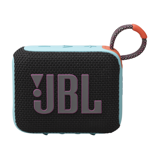 JBL GO 4 Ultra-Portable Bluetooth Speaker - Black and Orange