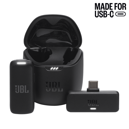 JBL Quantum Stream Wireless USB-C Wearable Wireless Streaming Microphone for USB-C Connection - B...