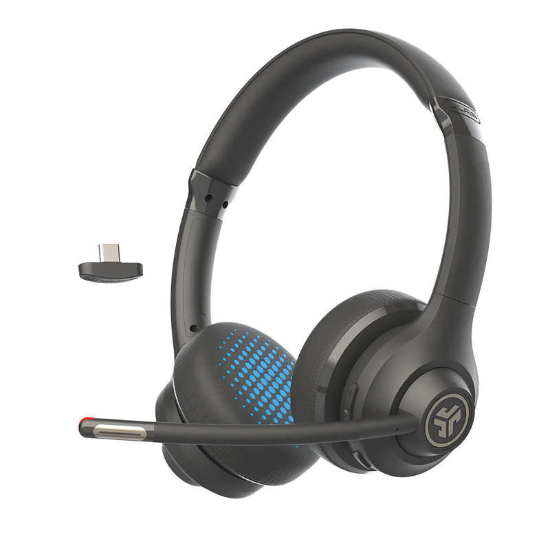JLAB Go Work Wireless & Wired On-Ear Headset (2nd Gen) - Black