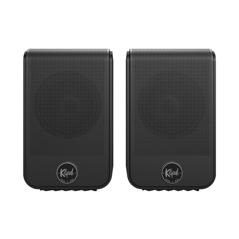 Klipsch Flexus SURR 100 Wireless Surround Sound Speakers - Pair - Black