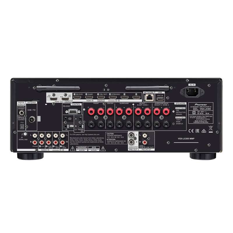 Pioneer Elite VSX-LX305 9.2-channel Home Theatre Receiver with Dolby Atmos® - Silver