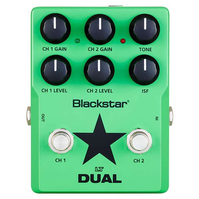 Blackstar LT-DUAL Distortion Pedal with ISF Control - Each (Green)