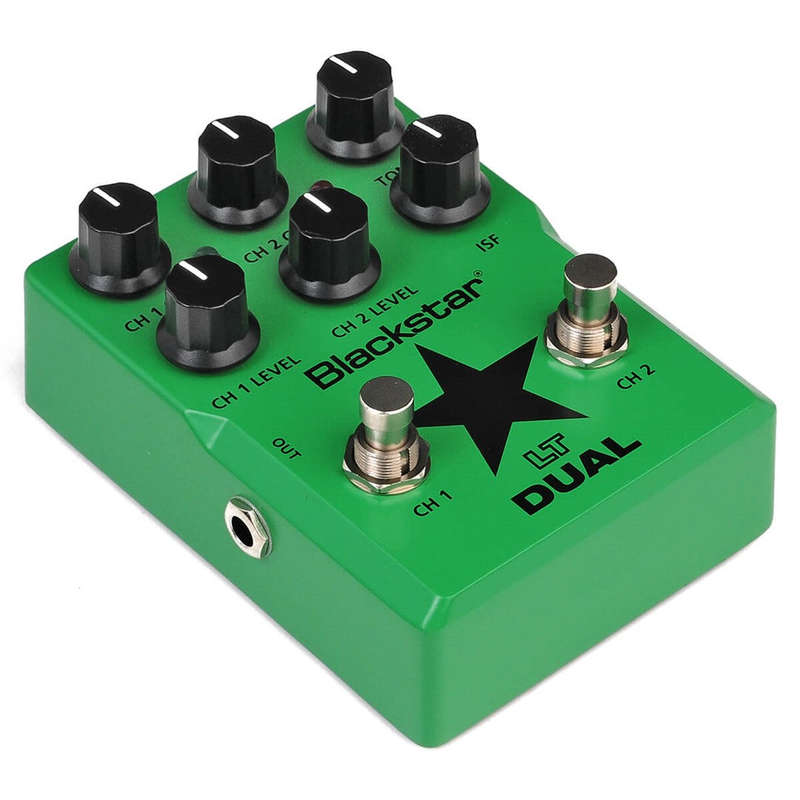 Blackstar LT-DUAL Distortion Pedal with ISF Control - Each (Green)