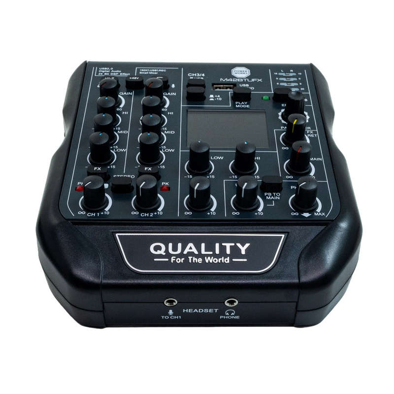 PowerWorks M42BT-UFX Bluetooth Audio Mixer