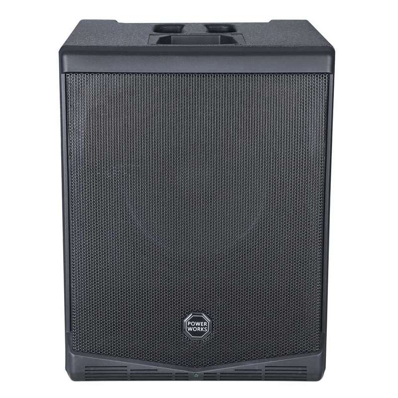 Power Works Mercury P10 Portable Column PA System with Mixer - Each - Black