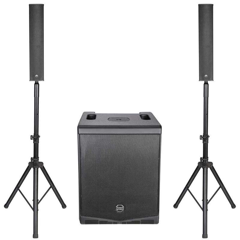 Power Works Mercury P10.2 Portable PA System - Each - Black