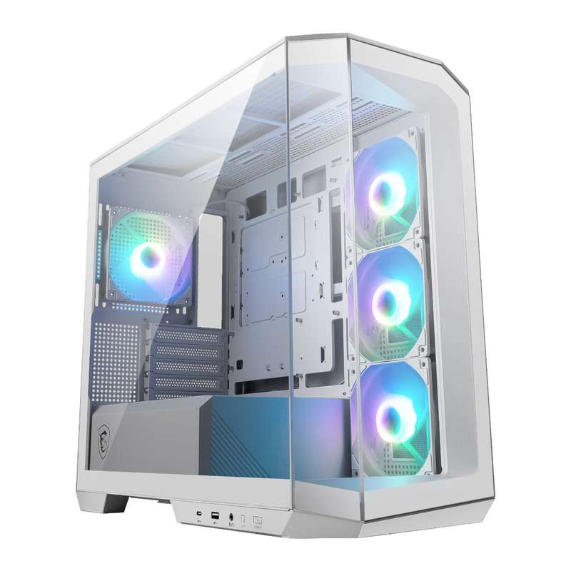 MSI MAG PANO M100R PZ M-ATX ARGB Gaming Chassis  White