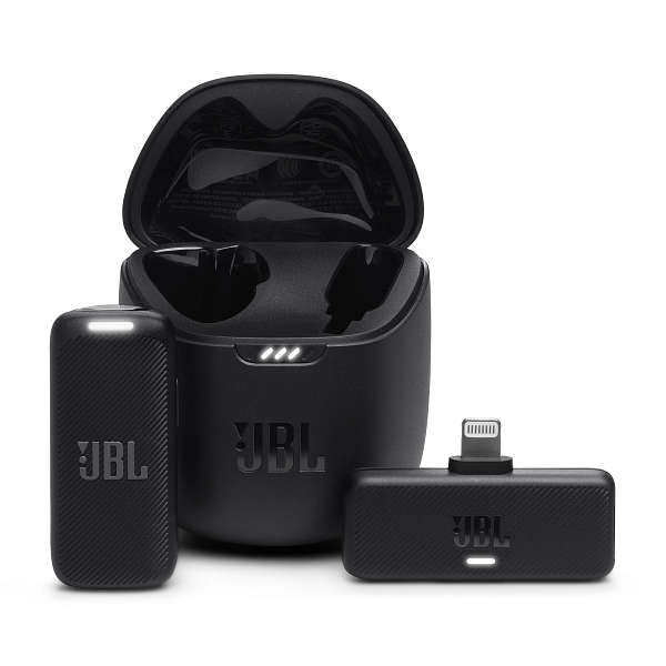 JBL Quantum Stream Wireless Lightning Wearable Wireless Streaming Microphone for IOS Connection -...