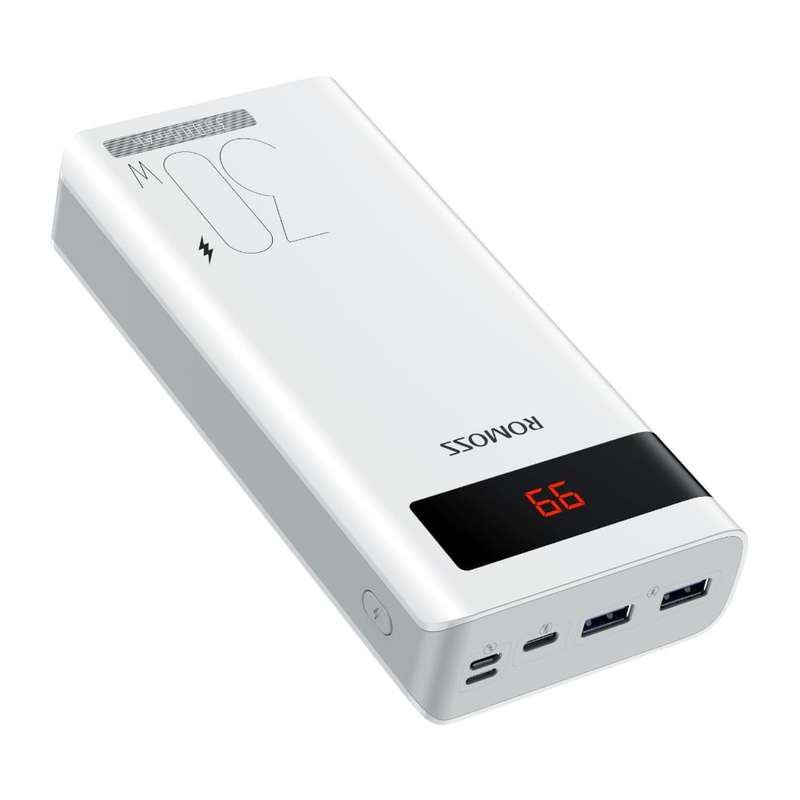 Romoss Sense 8PS Pro 30000mAh 30W Fast Charge Power Bank  White