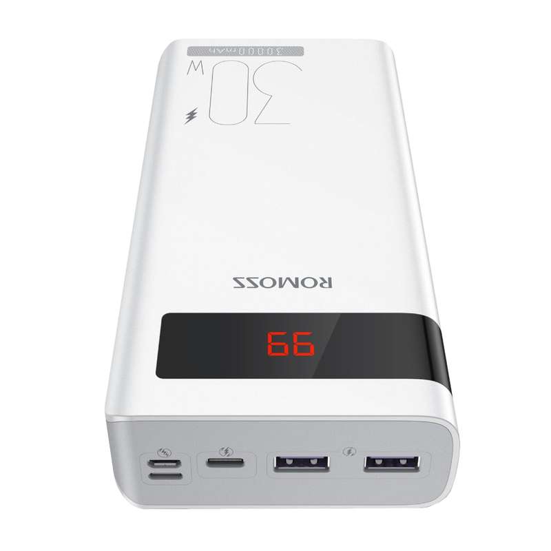 Romoss Sense 8PS Pro 30000mAh 30W Fast Charge Power Bank  White