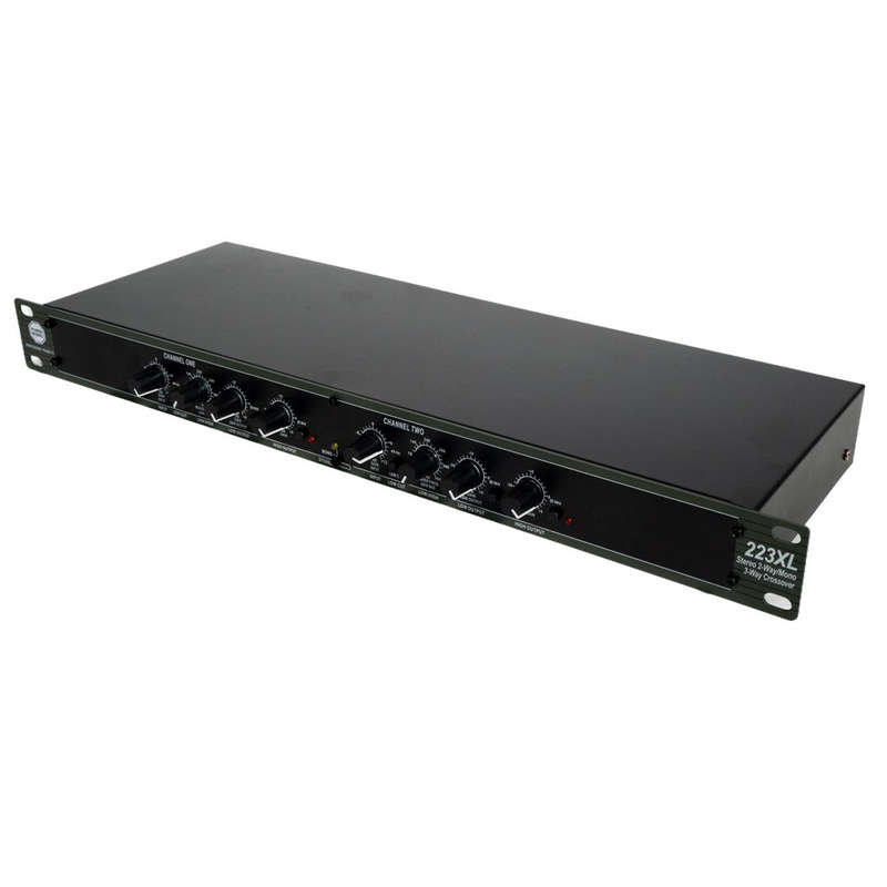 Power Works PW-CX223 2-Way Active Crossover - Each - Black