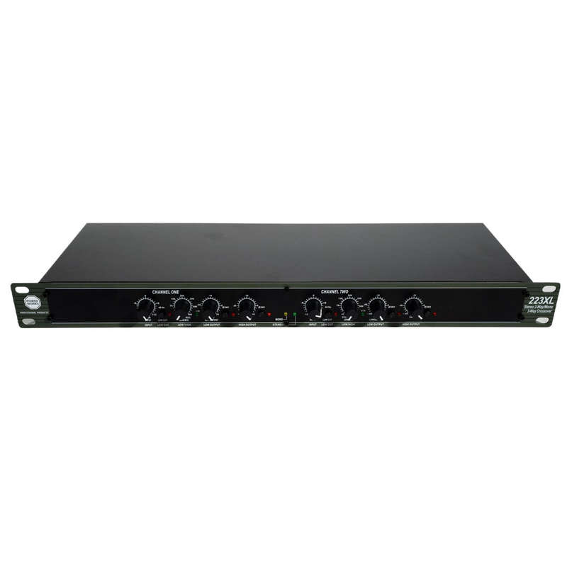 Power Works PW-CX223 2-Way Active Crossover - Each - Black