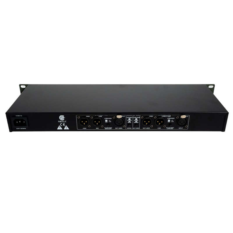 Power Works PW-CX223 2-Way Active Crossover - Each - Black