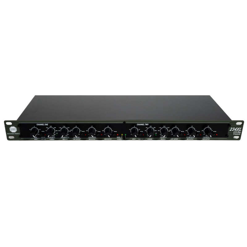 Power Works PW-CX234 3-Way Active Crossover - Each - Black