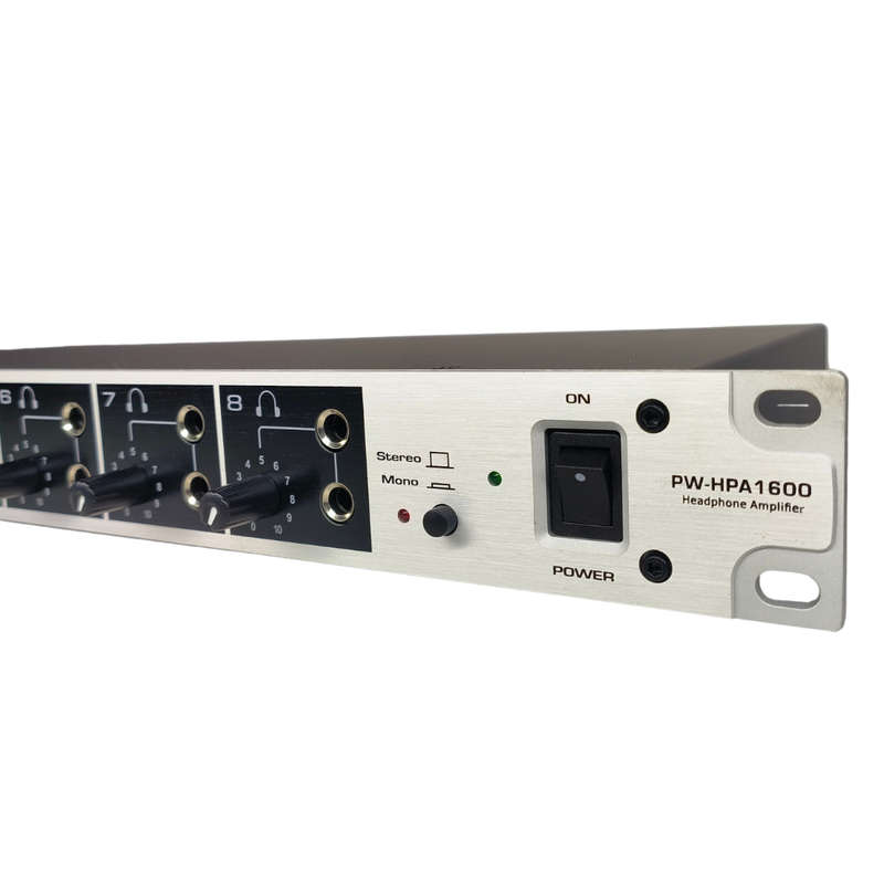 PowerWorks PW-HPA-1600 Rack Mounted Headphone Amplifier