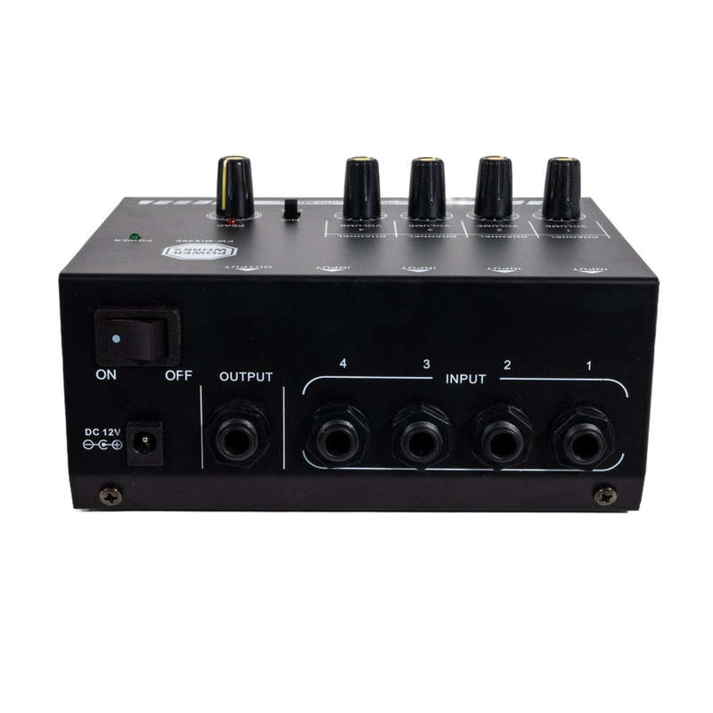 PowerWorks PW-MIX-400 4-channel Mini Audio Mixer