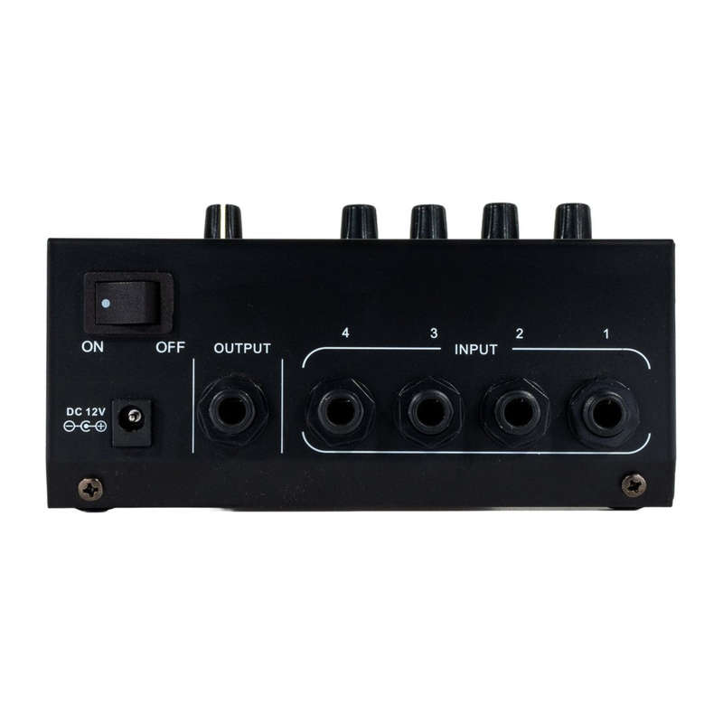 PowerWorks PW-MIX-400 4-channel Mini Audio Mixer