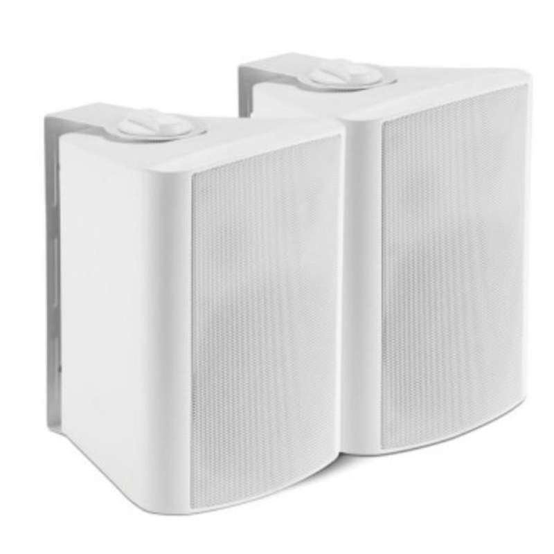 Power Works PW-SET6WH Wall Mount Speaker - Pair - White