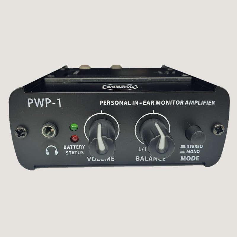 Power Works PWP-1 Personal In-Ear Monitor Amplifier - Each - Black
